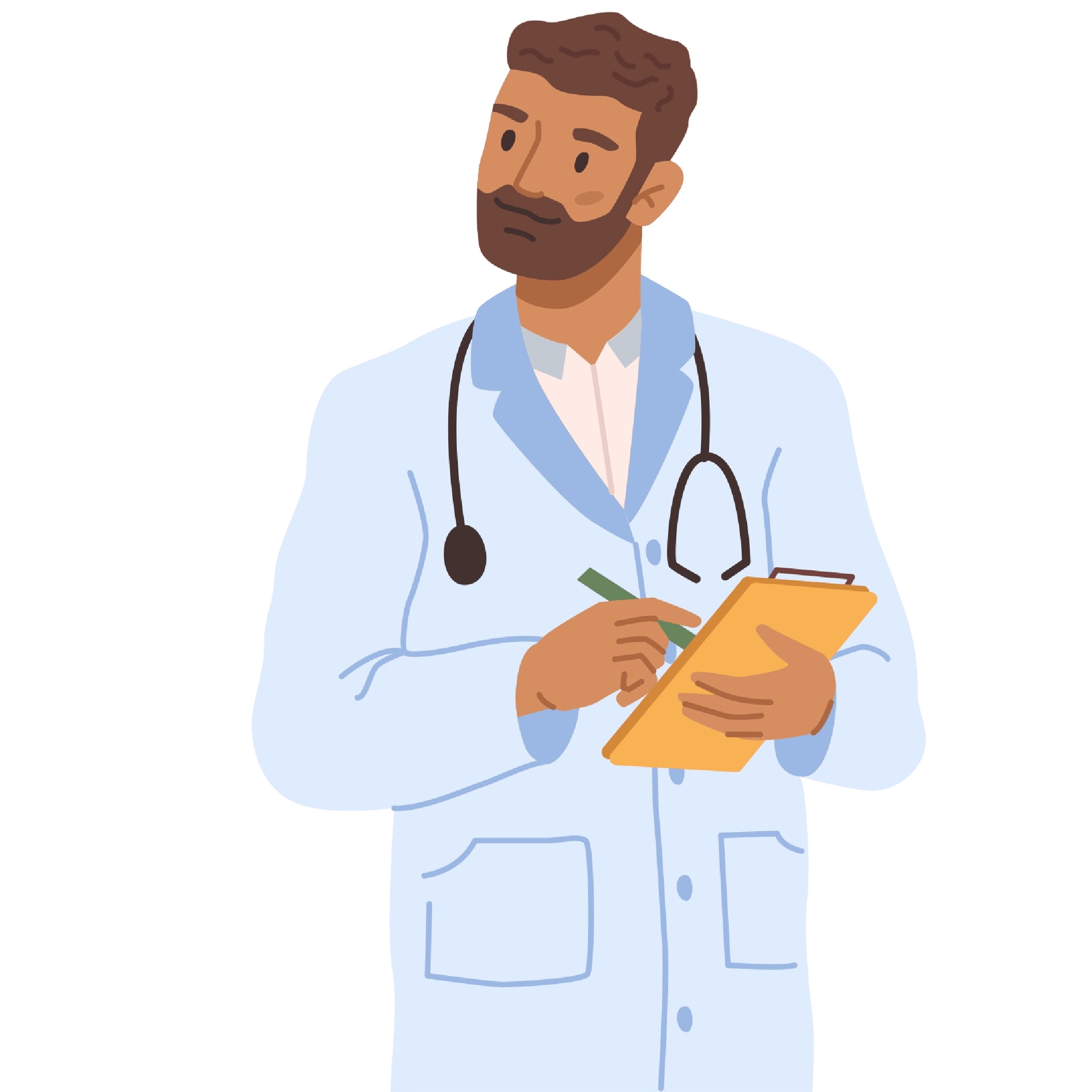 Médecin en blouse blanche