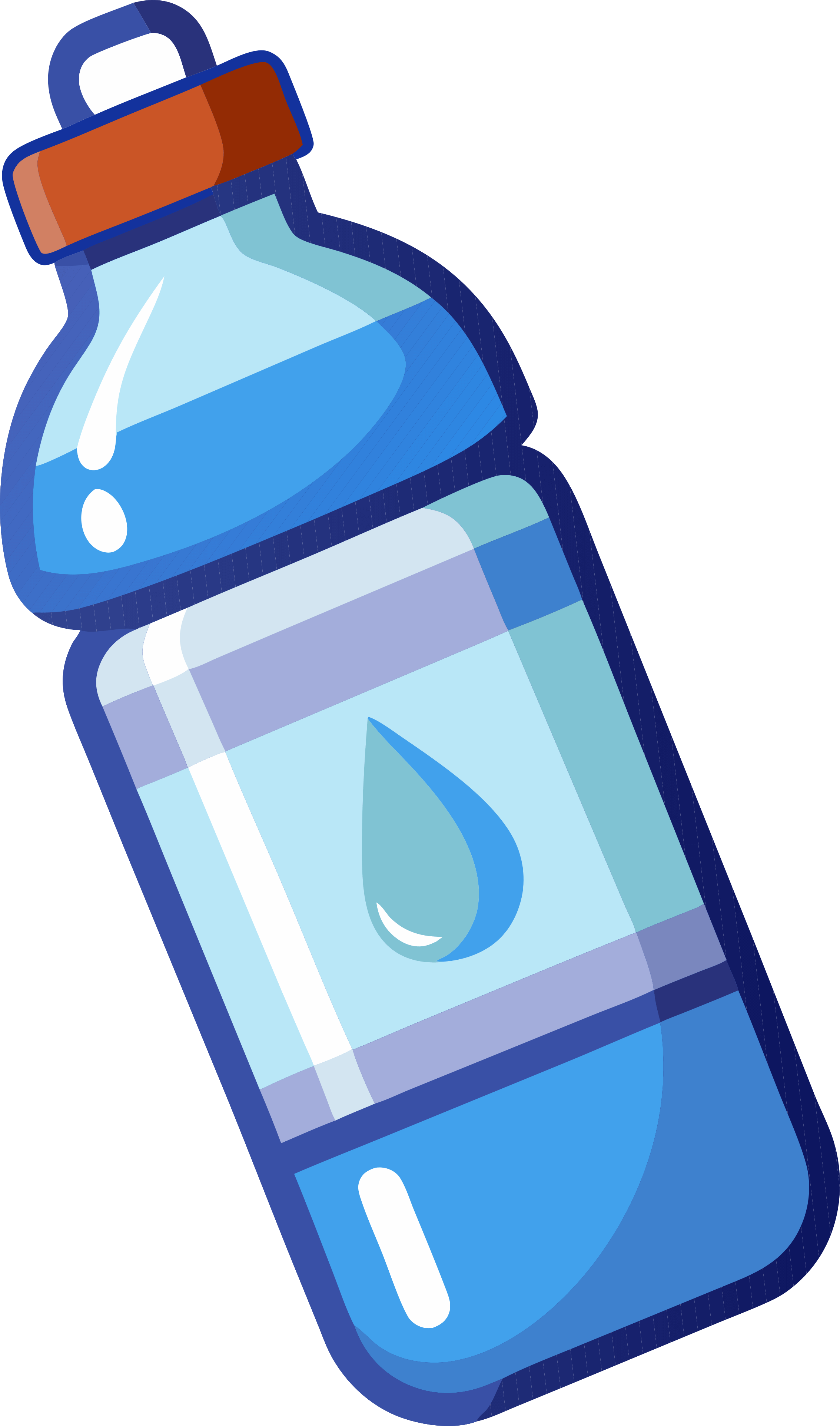 Bouteille d'eau en plastique